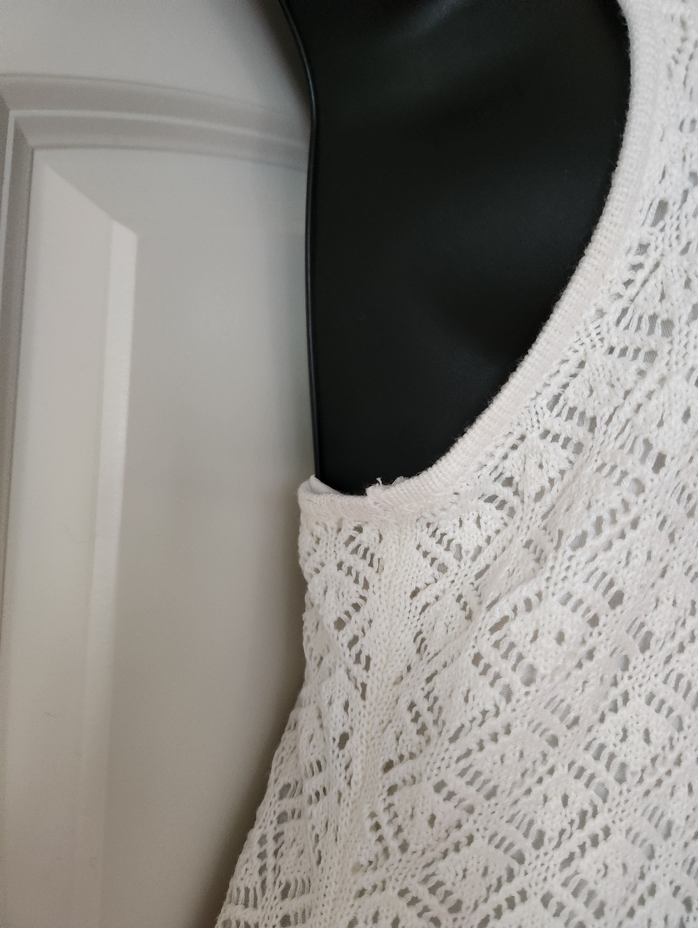 Madden NYC Crochet Ivory Tank Dress - Picture 4 of 11
